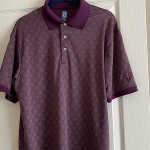 PGA Tour Golf Polo Shirt Men's Large  Purple